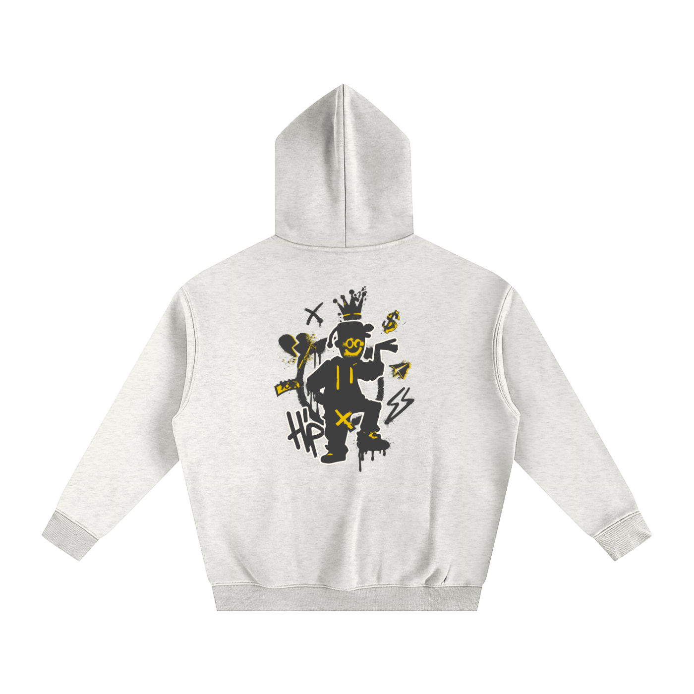 HP Man Oversize Fleeced Hoodie