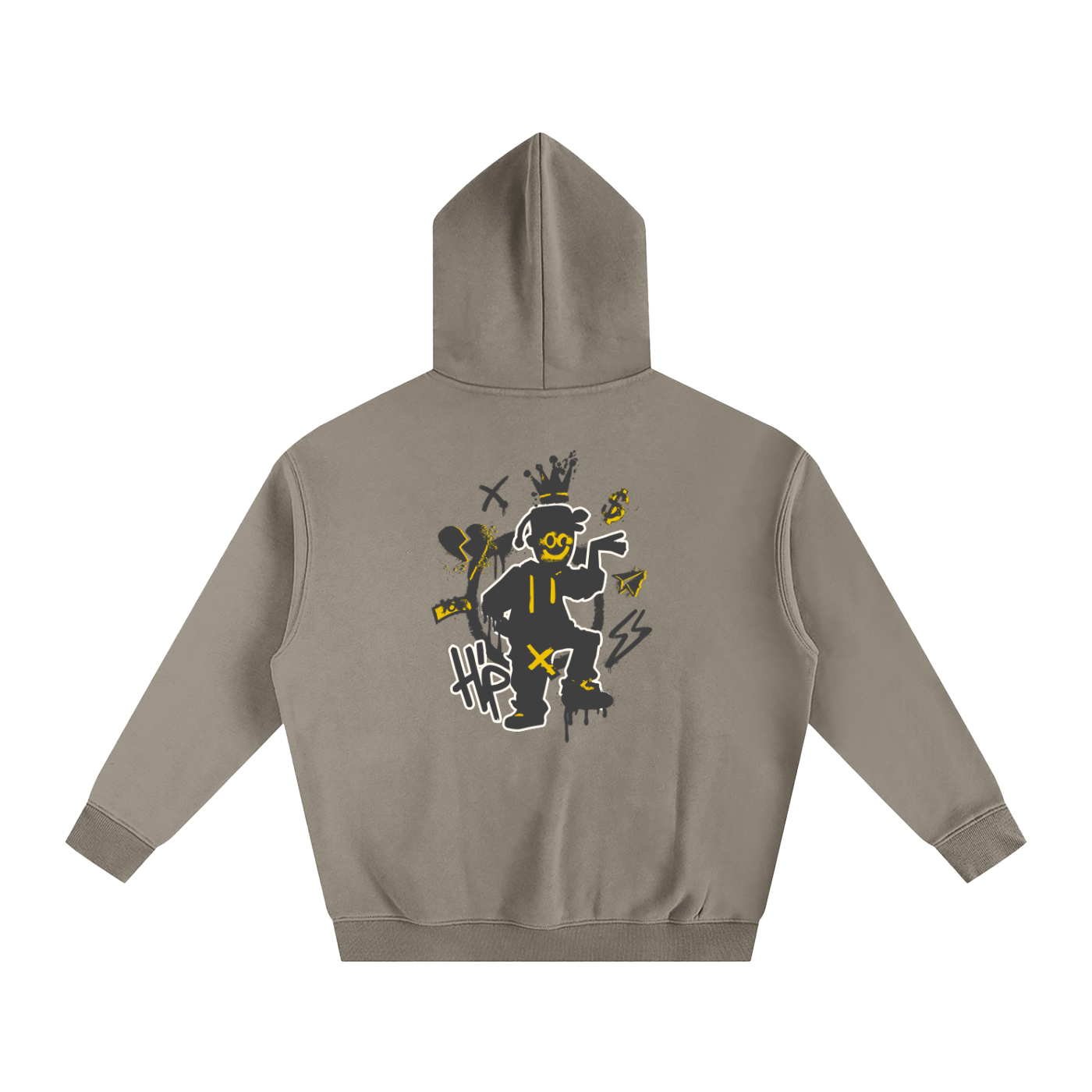 HP Man Oversize Fleeced Hoodie
