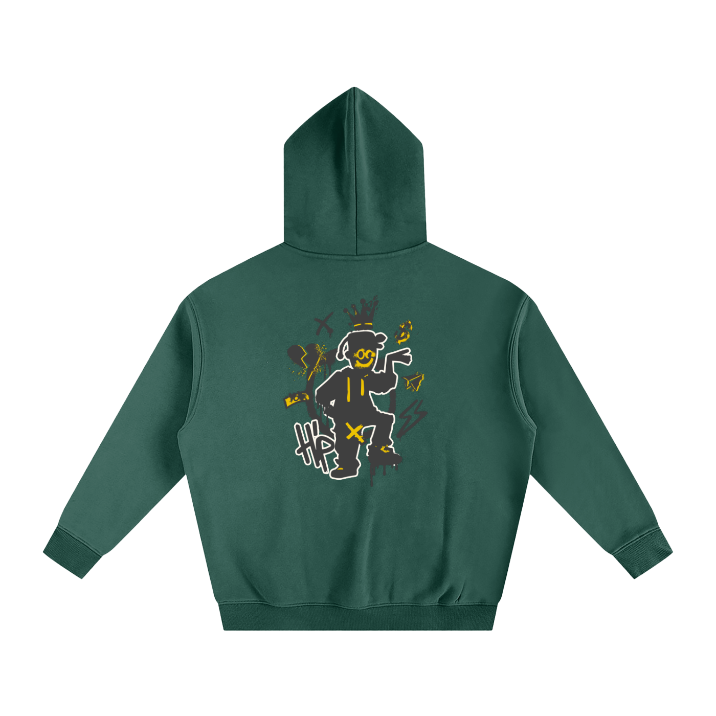 HP Man Oversize Fleeced Hoodie