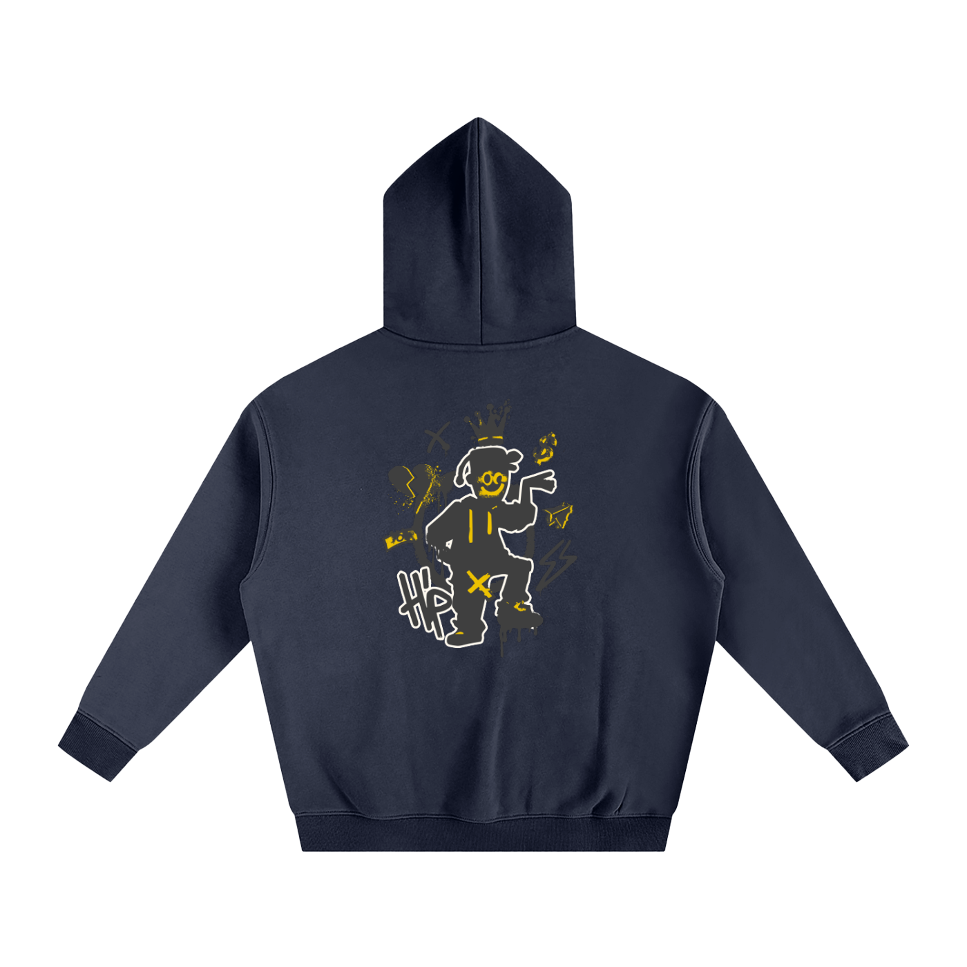 HP Man Oversize Fleeced Hoodie