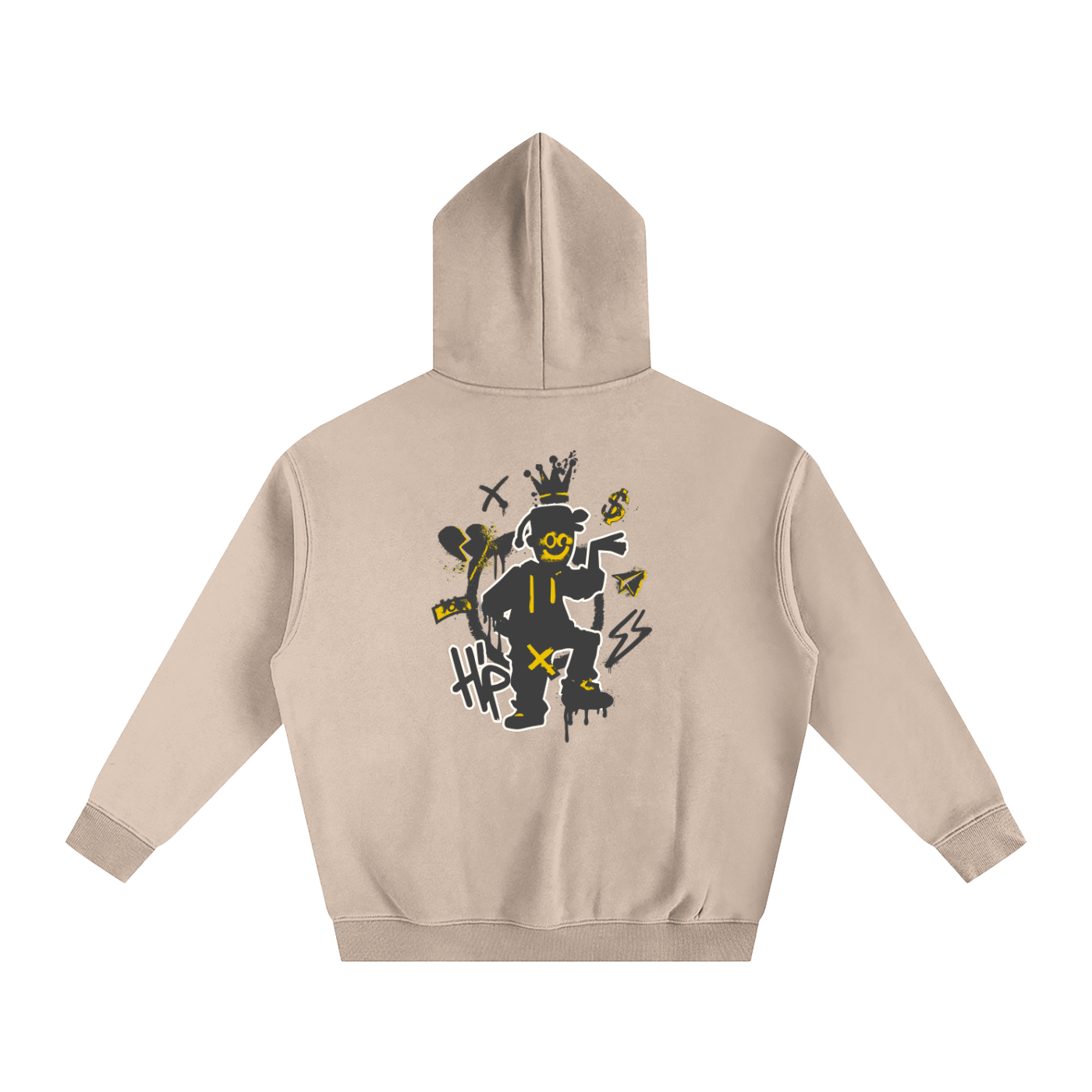 HP Man Oversize Fleeced Hoodie