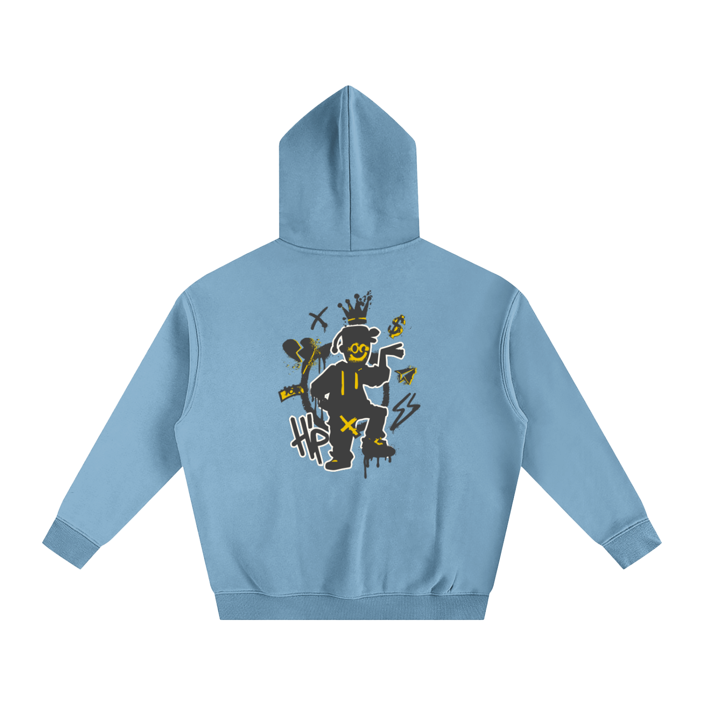 HP Man Oversize Fleeced Hoodie