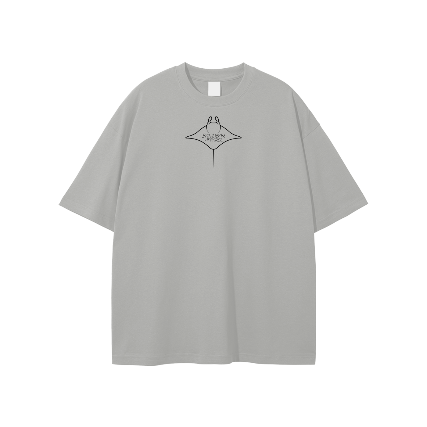 Manta Ray Logo T-shirt Black