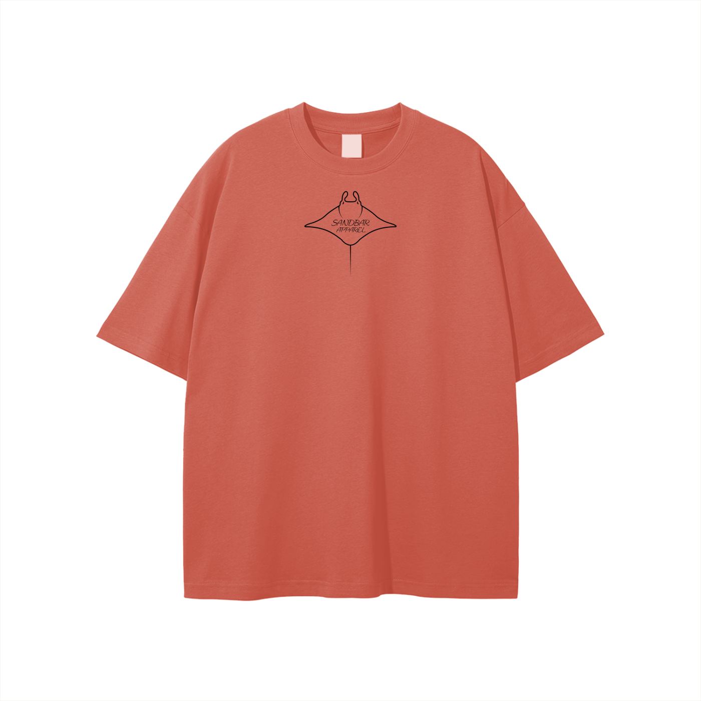 Manta Ray Logo T-shirt Black