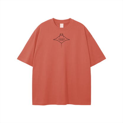 Manta Ray Logo T-shirt Black