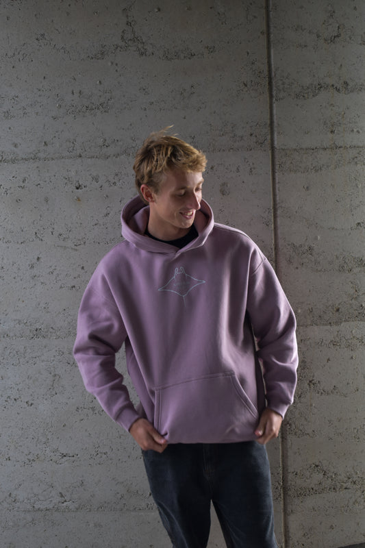 Sandbar Logo Oversize Fleeced Hoodie