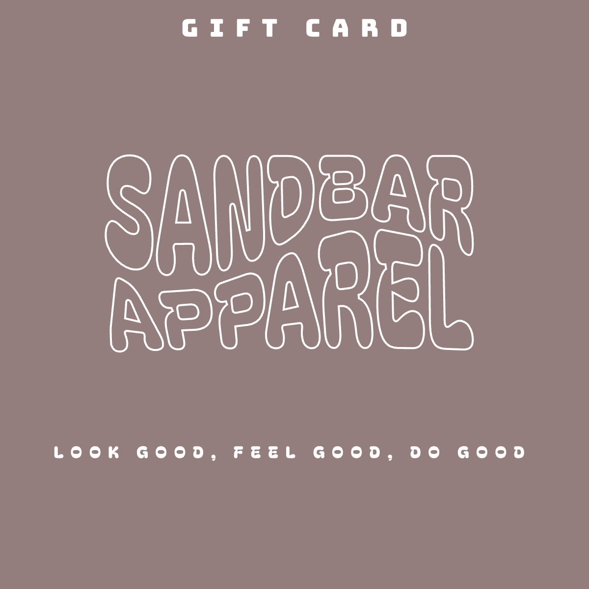 Sandbar Apparel Gift Card