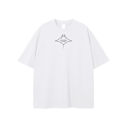 Manta Ray Logo T-shirt Black